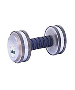 Rubber Grip SS Dumbbell 5 kg Single