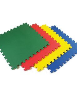 Rubber Gym Floor Mat Colorful Puzzle System 20