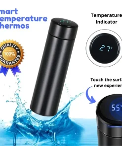 SMART Digital LED Thermal Flask with Temperature Indicator Stainless Steel Flask