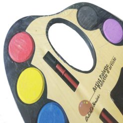 SaffronMist Large Artist Palette with 12 Water Color and Paint Brush