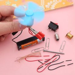 Science Project Material Fan DC Motor kit for Basic Electrical Connection
