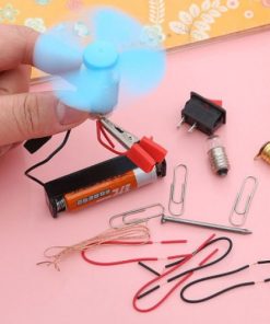 Science Project Material Fan DC Motor kit for Basic Electrical Connection