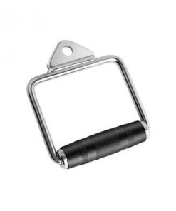 Single D Handle with Grip Multi-training Bar (Silver)
