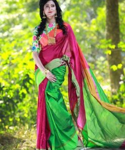 Tangail Half Silk Sharee