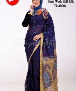 Half Silk With Hand Work