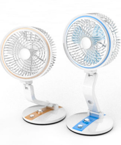 USB Rechargeable Fan With LED Light