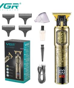 VGR V-073 Professional Hair Trimmer with LED Display