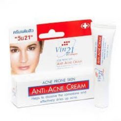 VIN 21 ANTI-ACNE CREAM 10 ml by Thailand
