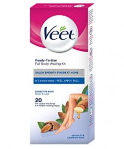 Veet Full Body Waxing Kit [20 strips] Sensitive Sin