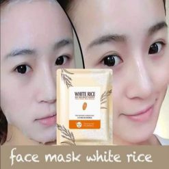 White rice mask 3pcs