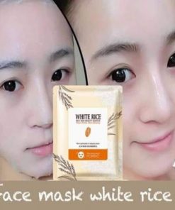 White rice mask 3pcs