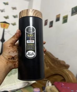 Wooden Cap Insulated Thermos Stainless Steel Double Layer Vacuum Flask 500ml