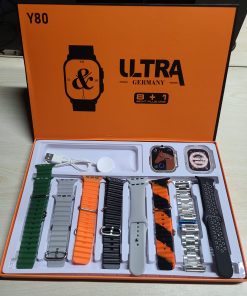 Y80 Ultra Smartwatch With 8 Strap