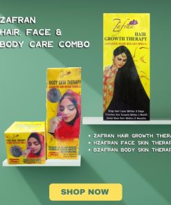 Zafran hair, face and body cream combo