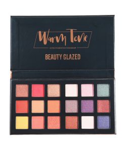 beauty glazed warm tone eyeshadow