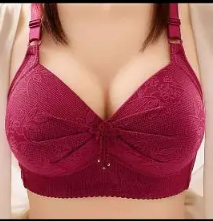 Premium stylish push up bra for women Red