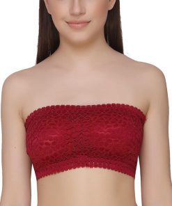 Strapless Bra Maroon