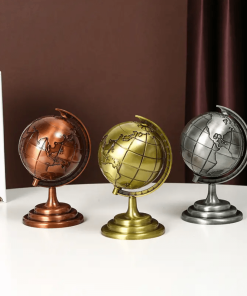 World Map 3D Rotating Globe Decoration Gift