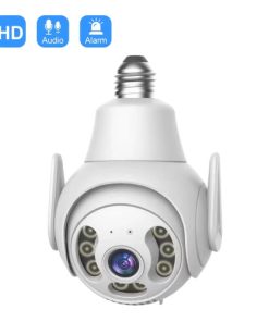 360 Degree Panoramic Lamp Holder Camera, Two-way Voice Intercom,
