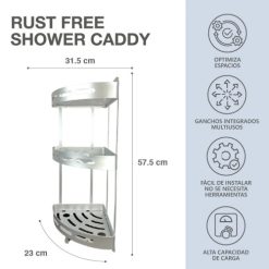 Cascade 3Layer Aluminum Corner Rack - Cascade 2