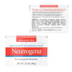 Neutrogena Transparent Facial Bars For Acne-Prone Skin 99g