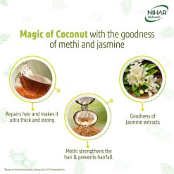 Nihar Naturals Rose Coconut Hair Oil 200ml