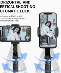Q08 Gimbal Stabilizer Bluetooth Remote Control Tripod Selfie Stick 3
