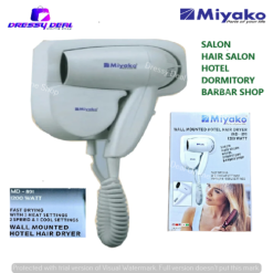Miyako MD-891 Wall Mounted Hair Dryer