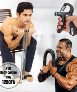 Full Body Power Combo(30kg power Twister -1 P , Tummy Trimmer -1P & Hand Grip with monitor 1P )